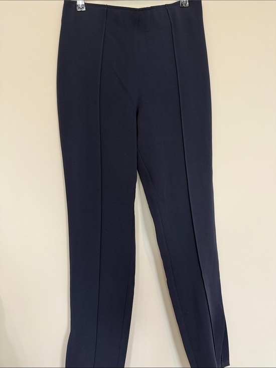 cinq a sept Pants - cinq a sept Navy Tailored Straight-Leg Trousers
